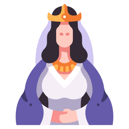 Queen history medieval people icon
