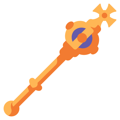 Scepter sceptre royal king icon