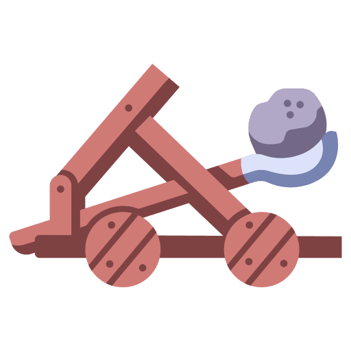 Catapult history weapon stone icon