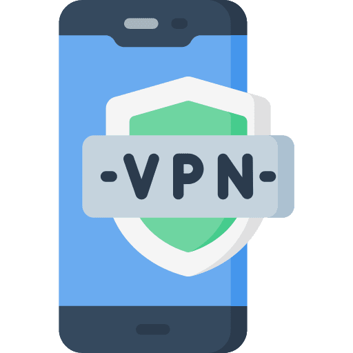 Vpn security smartphone mobile phone icon
