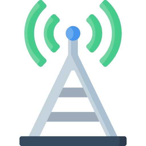 Antenna technology electricity radio icon