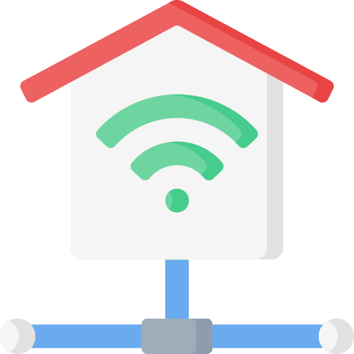 House wireless house wifi icon