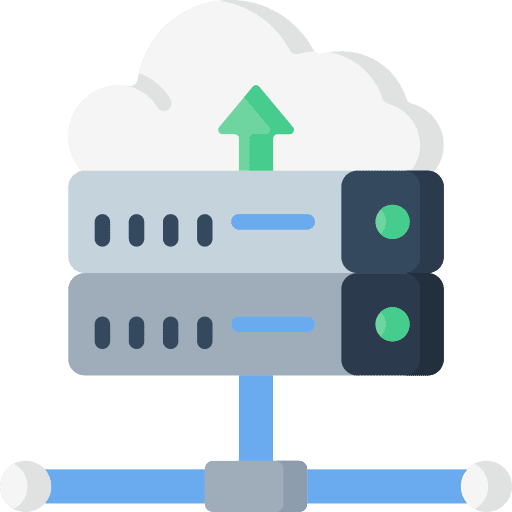 Server internet seo and web networking icon