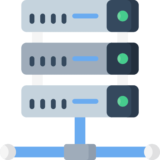 Server proxy seo and web storage icon