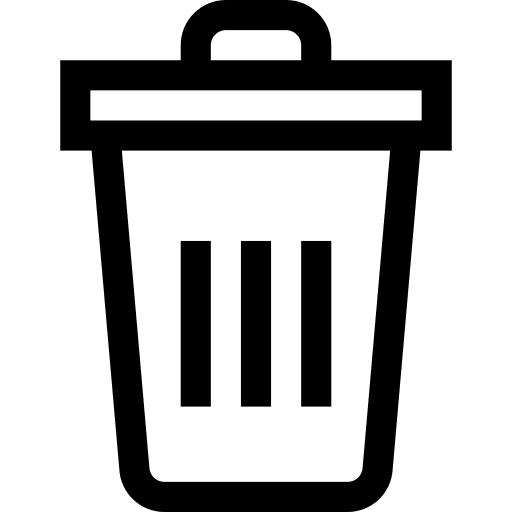 Trash bin can trash bin trash icon