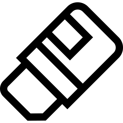 Eraser pencil eraser education eraser icon