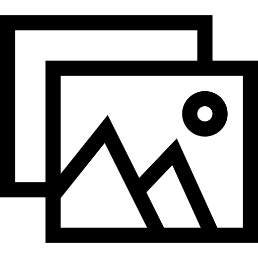 Image album photography interface icon