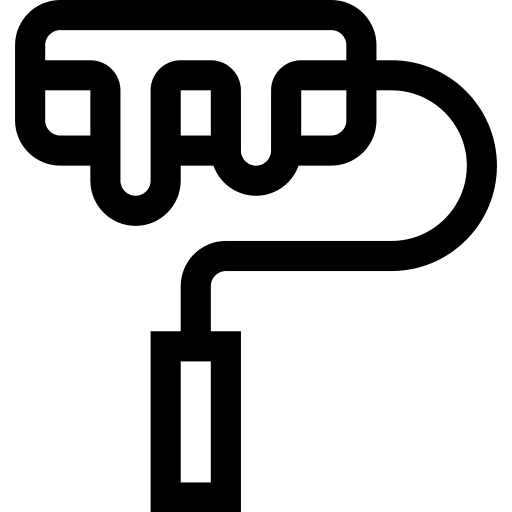 Paint roller paint roller improvement house painting icon