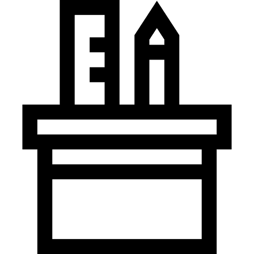 Pencil case school material pencil case pencil icon