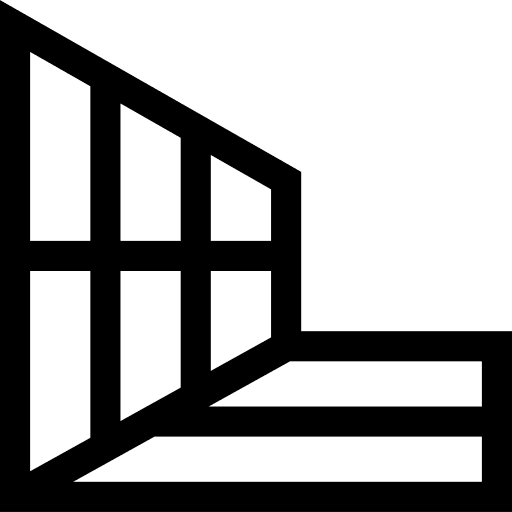 Perspective interface graphic design squares icon