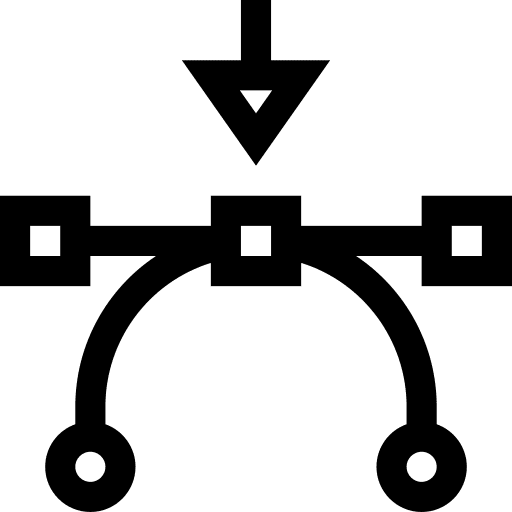 Vector graphic tool pen tool graphic design icon