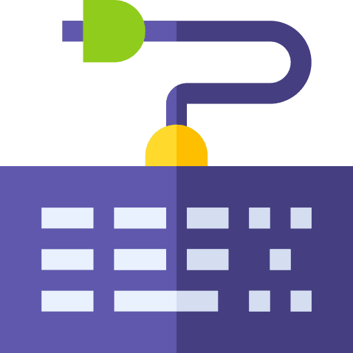 Keyboard keys electronics computer icon