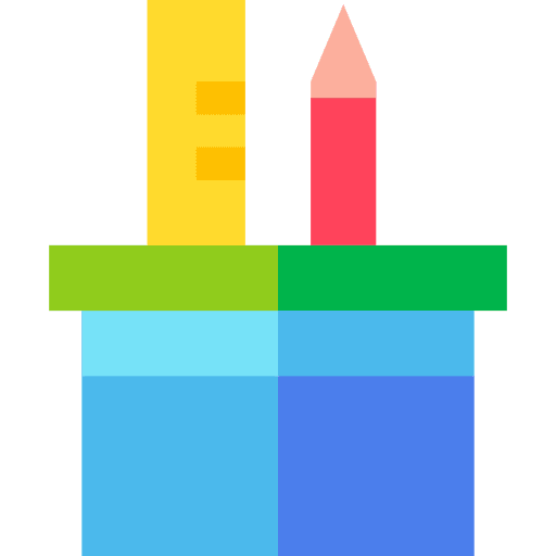 Pencil case pencil pencil case education icon