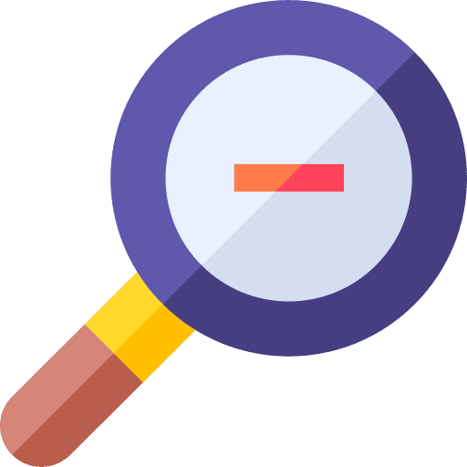 Zoom out search zoom out magnifying glass icon