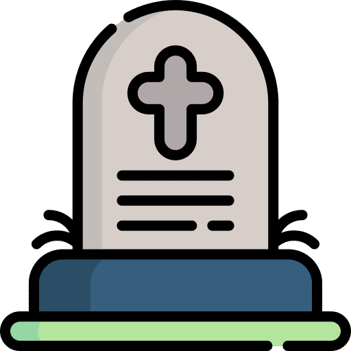 Headstone headstone grave tombstone icon