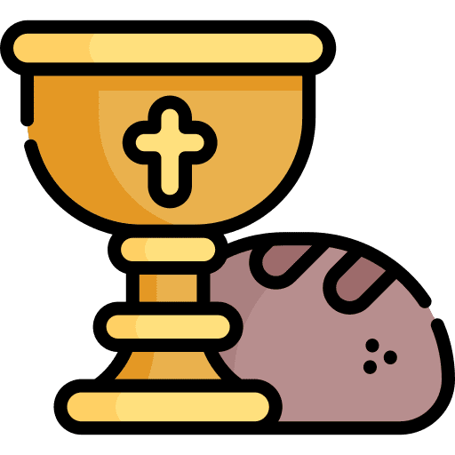 Holy chalice goblet church mass icon