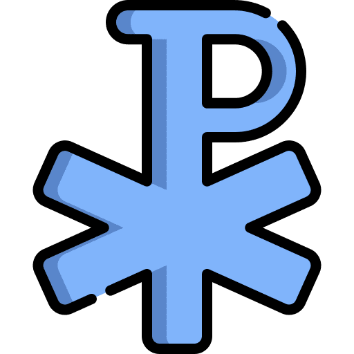 Chi rho shapes and symbols belief religion icon