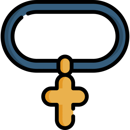 Cross cultures christianity pray icon