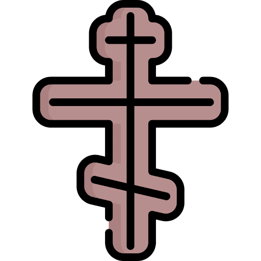 Orthodox cross religion shapes and symbols christianity icon