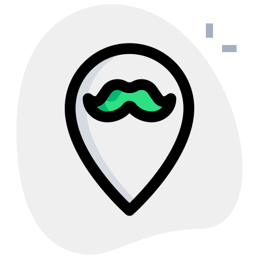 Location beauty salon maps and location location icon