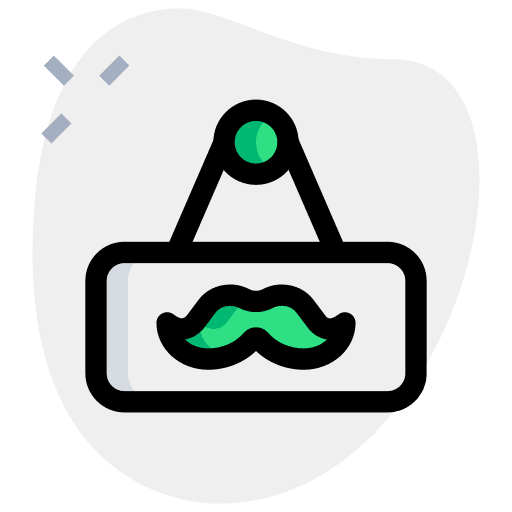 Signboard hair cut beauty salon hair icon