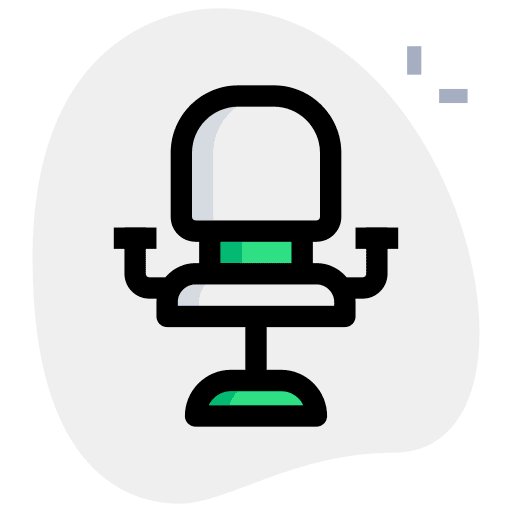 Armchair armchair hair cut furniture and household icon