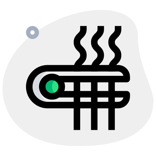 Hair straightener beauty salon wellness iron icon