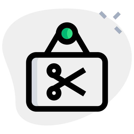 Barber shop beauty salon commerce grooming icon