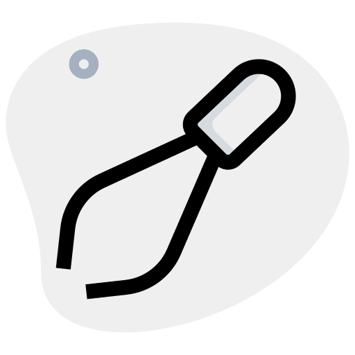 Plucking hair cut salon hair icon