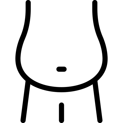 Obesity belly overweight fat icon