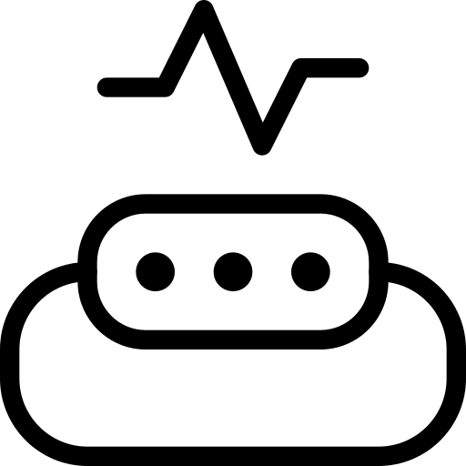 Fitness tracker smartwatch fitness device icon