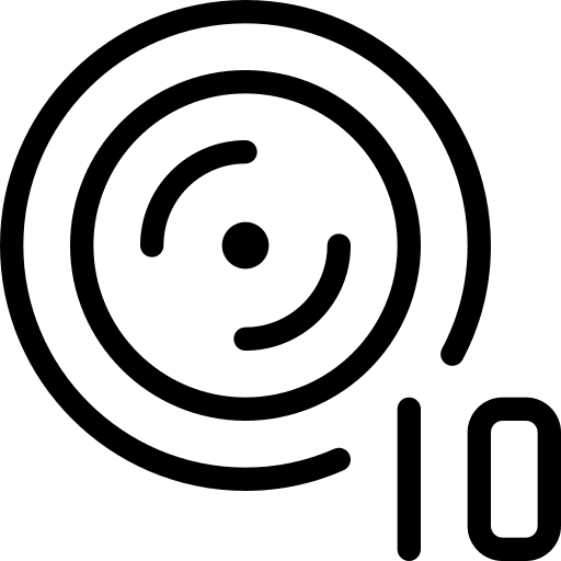 Plate plate gym kilogram icon