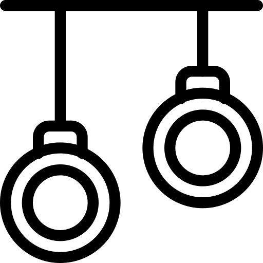 Rings gymnastics olympic rings icon