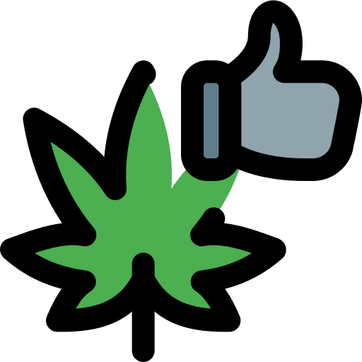 Like thumbs up herbs like icon