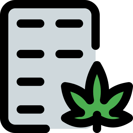Medicine leaf cannabis marijuana icon