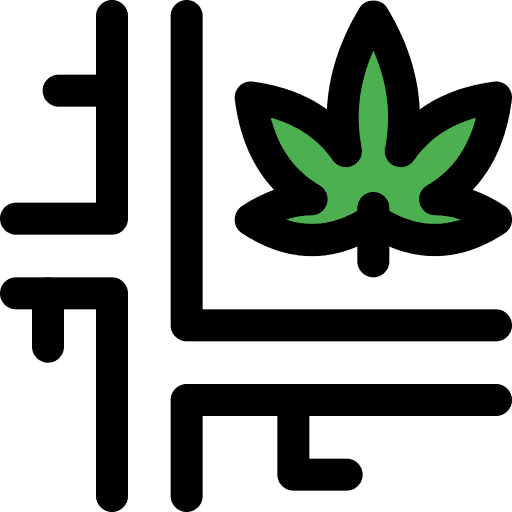 Maps nature maps herbs icon