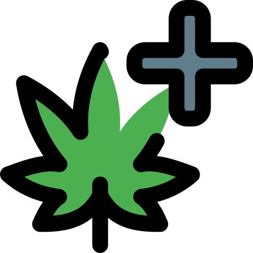 Marijuana healthcare healthcare and medical herbs icon