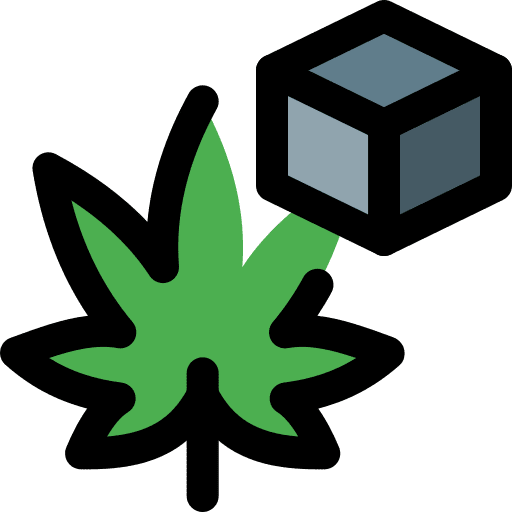 Package package weed cannabis icon