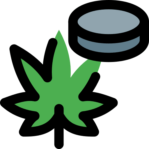 Pill healthcare and medical leaf drug icon