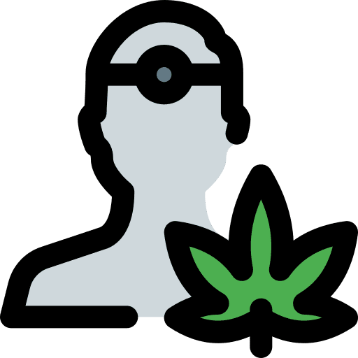 Doctor herbs leaf cannabis icon