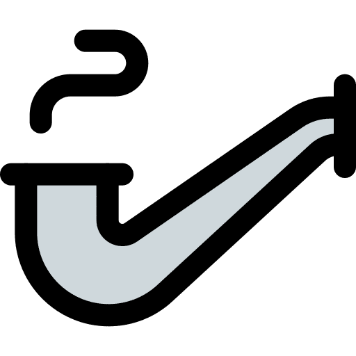 Pipe miscellaneous leaf weed icon