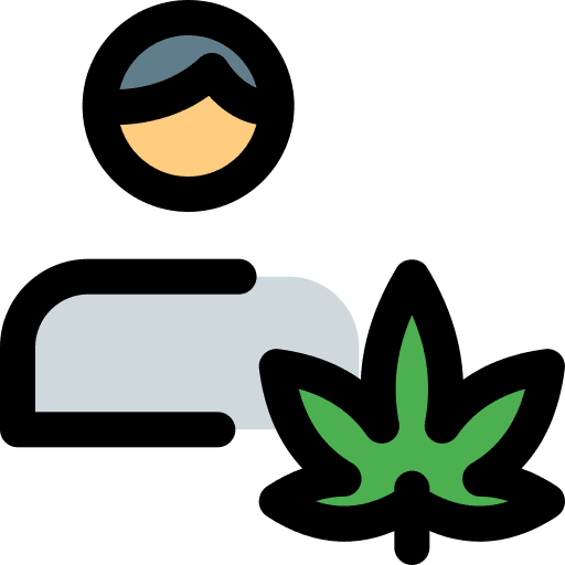 Drug addiction cannabis marijuana nature icon