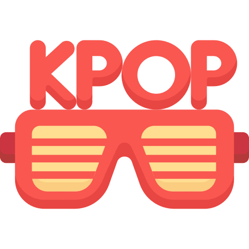 Kpop music party music and multimedia icon
