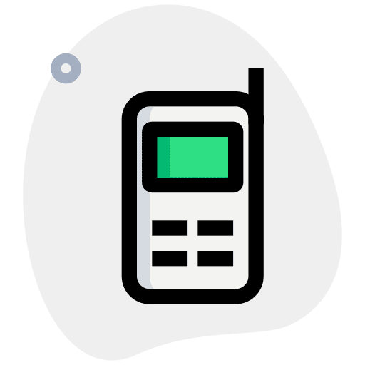 Cellphone electronics old phone icon