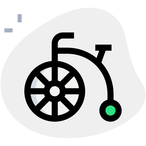 Bicycle sport transport vehicle icon