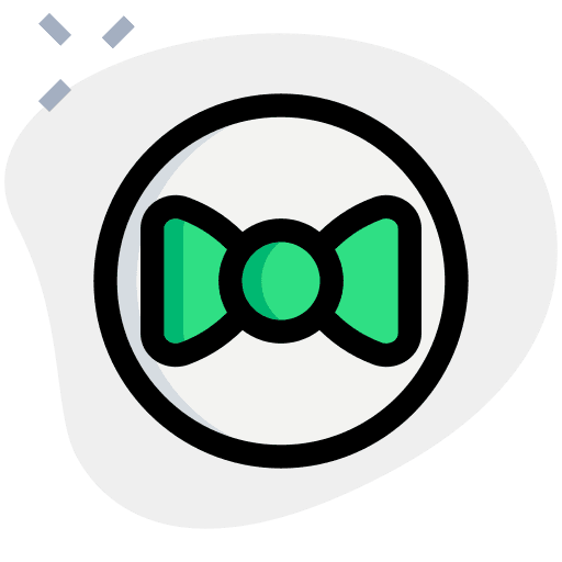 Bow tie fashion elegant bow tie icon