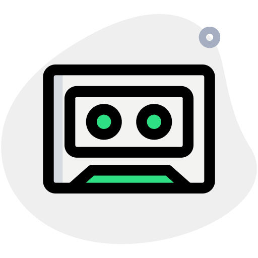 Casette casette sound song icon