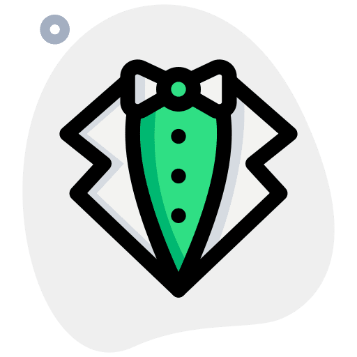 Suit suit jacket tie icon