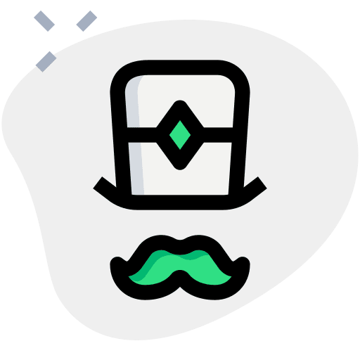 Top hat clothing accessory moustache icon
