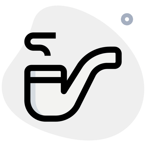 Smoke pipe unhealthy bad habits smoke pipe icon